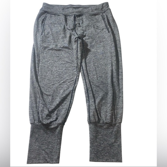 Sweaty Betty Gray Jogger Sweatpants Size M Stretch‎ Cuffed Ankle - Picture 3 of 7